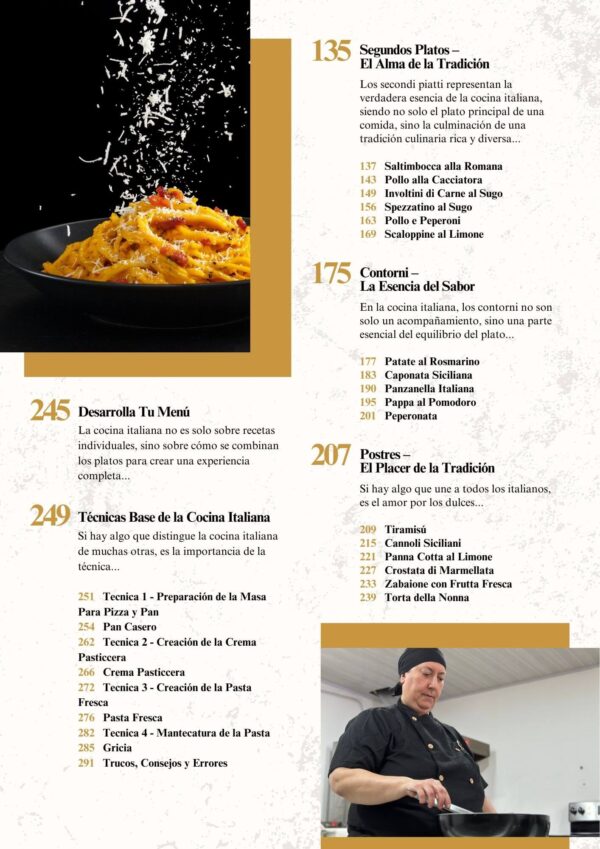 Tabla de Contenido 2 Italia en Tus Manos