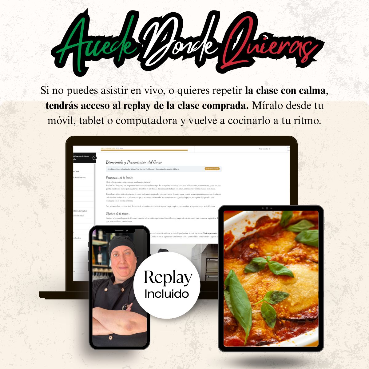 Melanzane alla Parmigiana — Clase en Vivo con Chef Roberta | 02 de Agosto 4 Clase de Parmigiana de Berenjenas en Vivo con Chef Roberta
