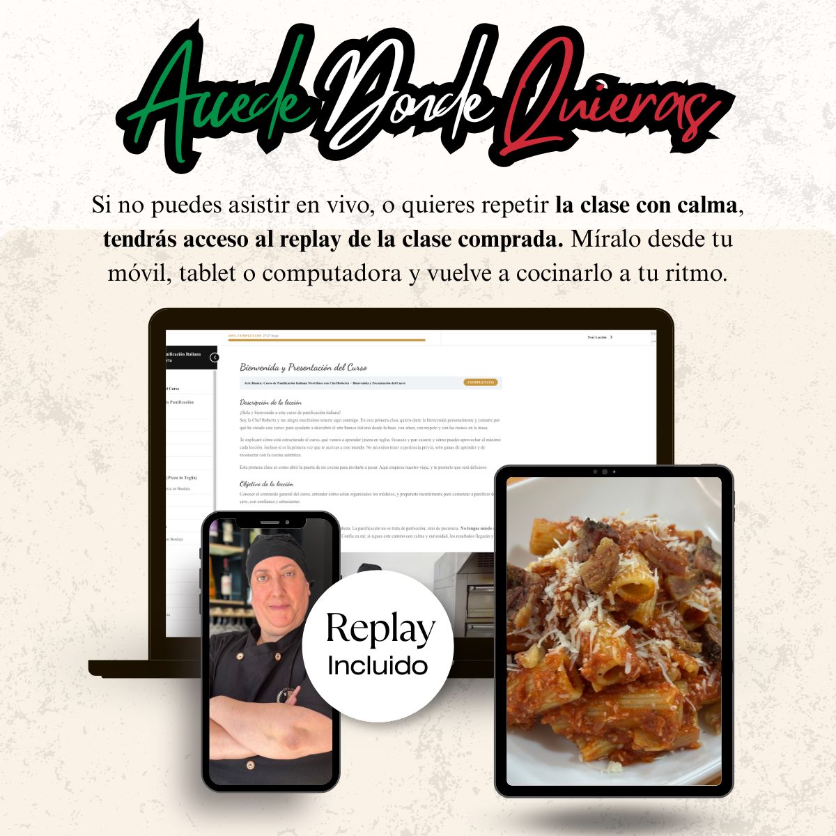 Amatriciana Romana — Clase en Vivo con Chef Roberta | 16 de Agosto 4 Clase de Amatriciana Romana en Vivo con Chef Roberta