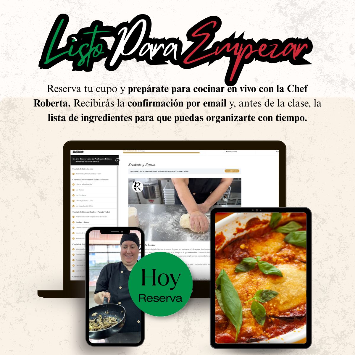 Melanzane alla Parmigiana — Clase en Vivo con Chef Roberta | 02 de Agosto 6 Clase de Parmigiana de Berenjenas en Vivo con Chef Roberta