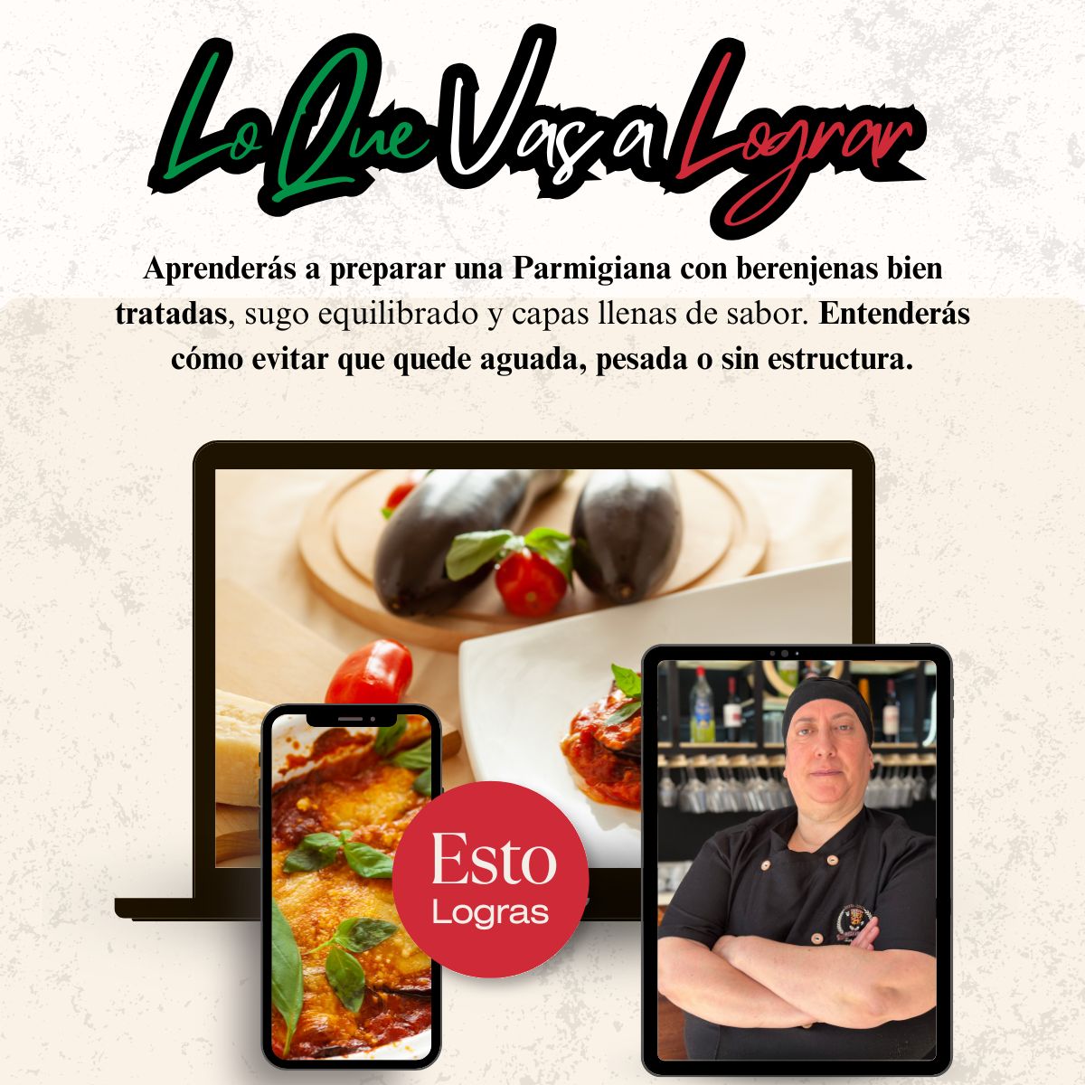 Melanzane alla Parmigiana — Clase en Vivo con Chef Roberta | 02 de Agosto 3 Clase de Parmigiana de Berenjenas en Vivo con Chef Roberta