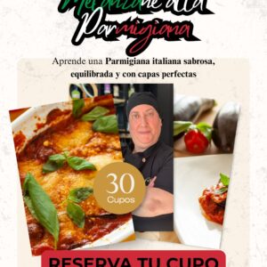Clase de Parmigiana de Berenjenas en Vivo con Chef Roberta
